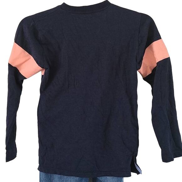 Excellent Condition English Laundry Boys Navy Peach Long Sleeve Shirt Size 12 - Picture 6 of 6